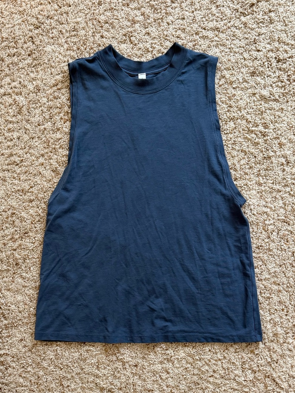 Lululemon Women’s All Yours Boyfriend Tank. Iron Blue. Size 4. Like-New!